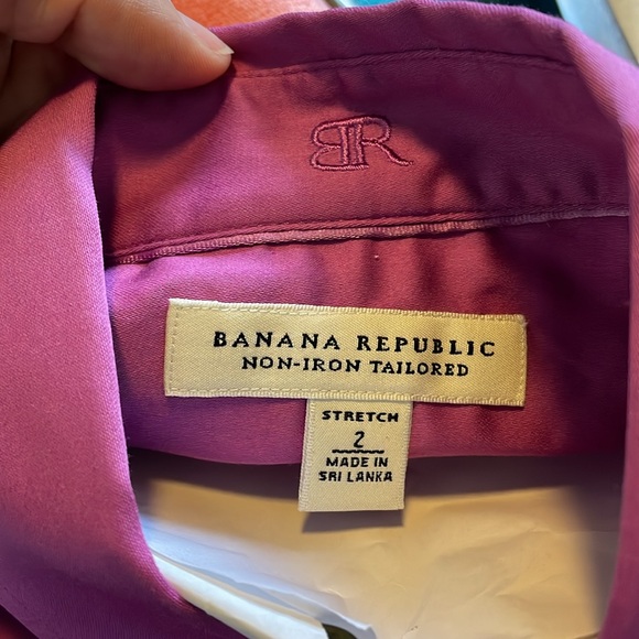 Banana Republic non-iron tailored stretch button up shirt - Picture 3 of 3